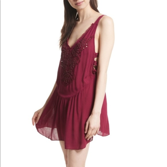 Free People Dresses & Skirts - Intimately Free People Plum Delphine Slip Dress L